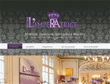 Tablet Screenshot of limperatrice.fr